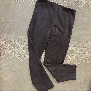Tahari suede pants size large cute legging / slacks NWOT